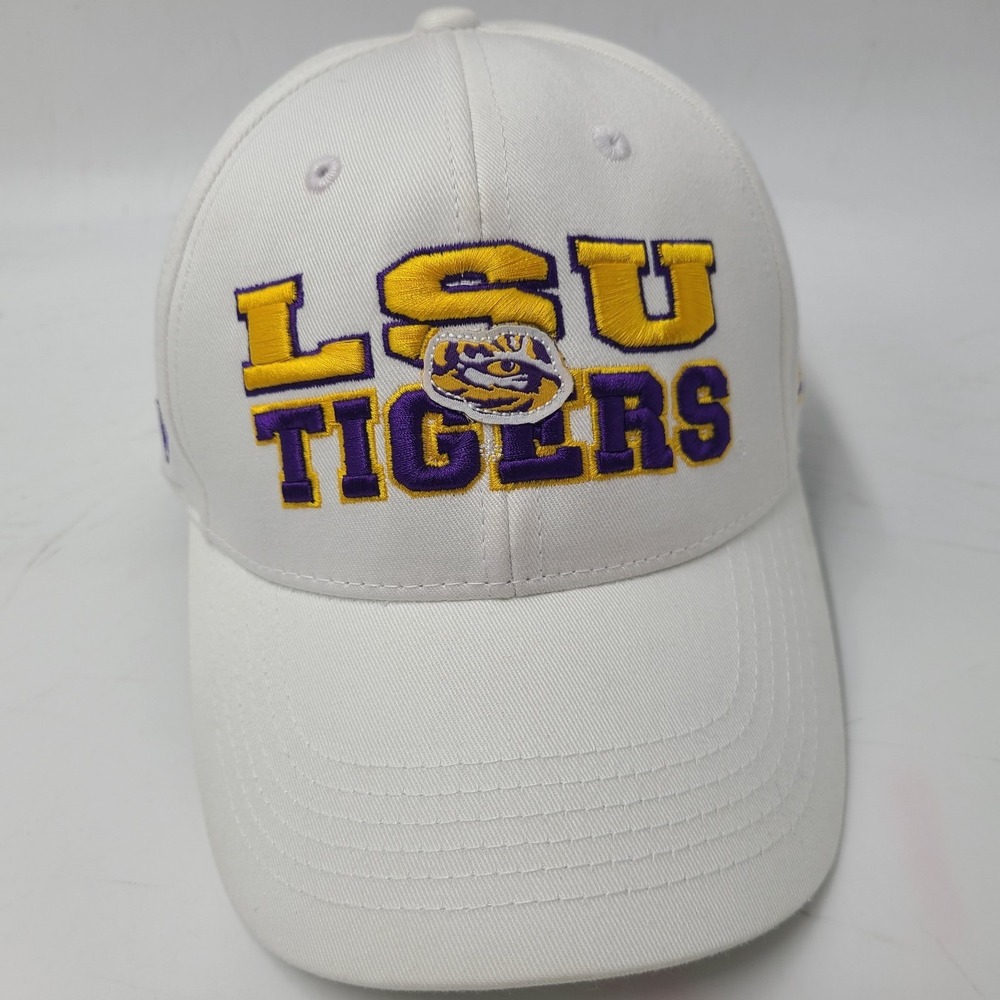 LSU Tigers Hat Snapback Top of the‎ World White Eye Logo Men NCAA Cotton Casual
